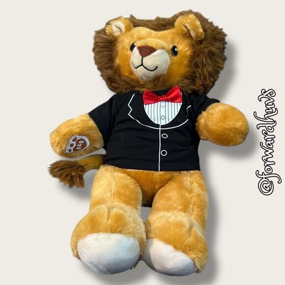 Build-A-Bear Lion Plush – Tuxedo T-Shirt￼ - Picture 1 of 8